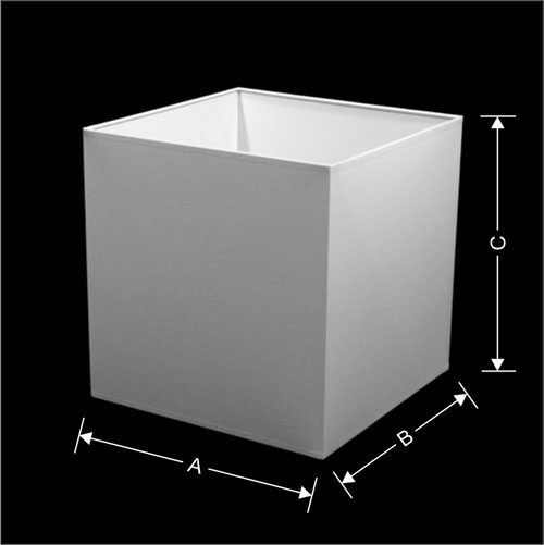 Lampenkappen Model Kubus